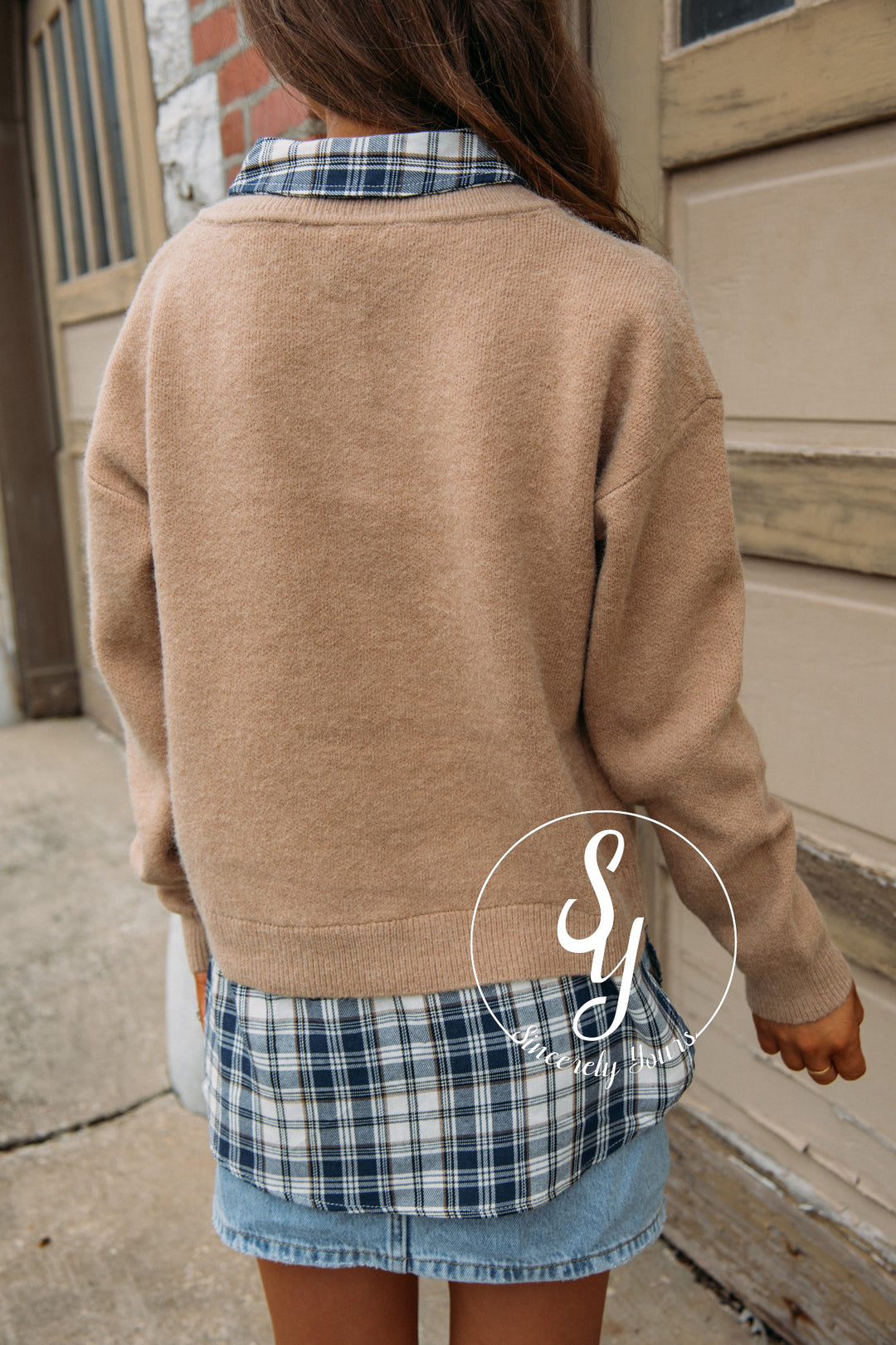 Mixing It Up Sweater - Navy