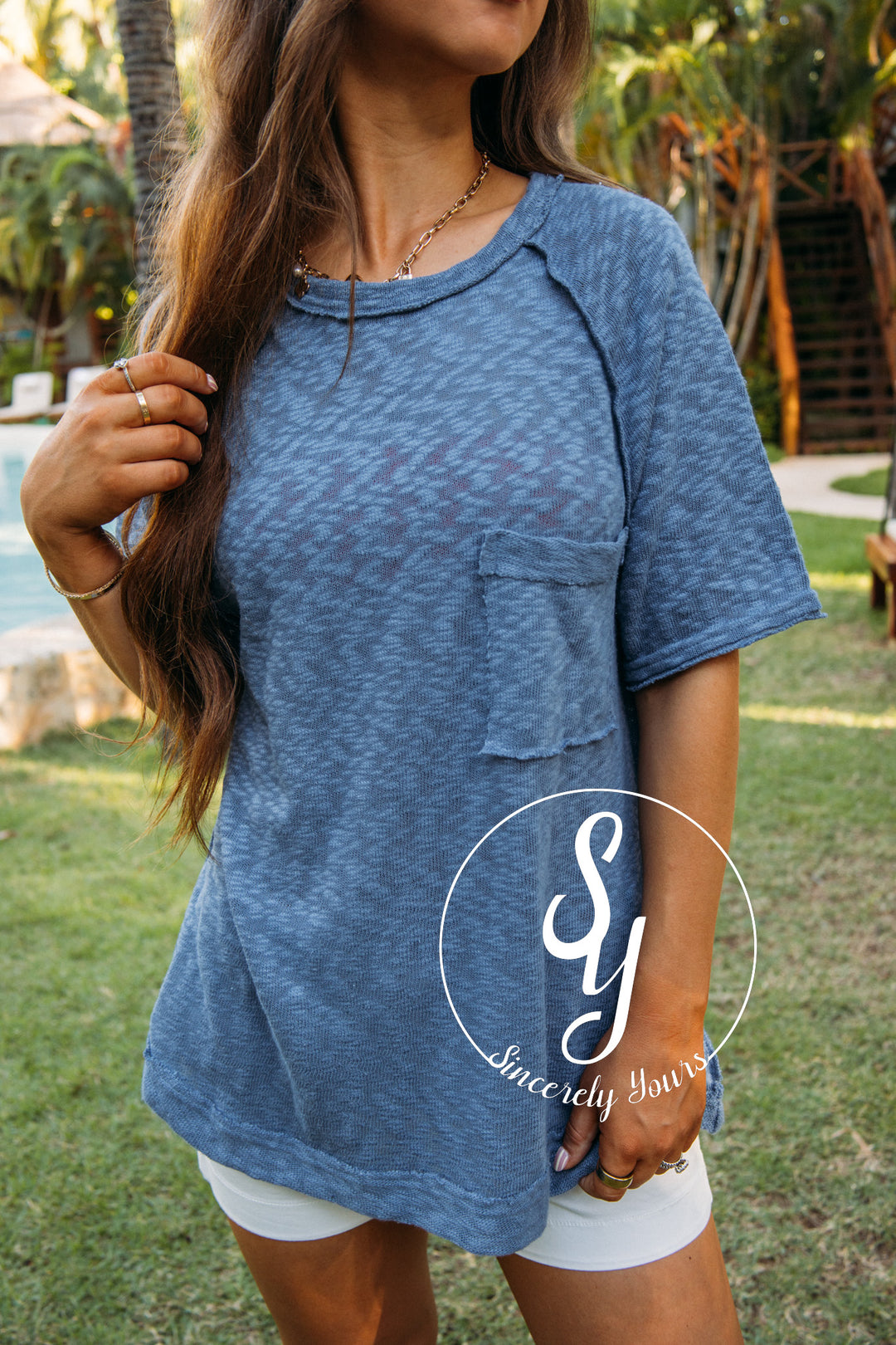 Weekend Trip Tee - Indigo