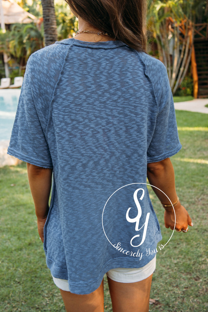 Weekend Trip Tee - Indigo
