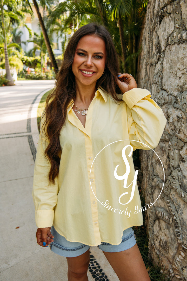 Well Wishes Top - Creamy Yellow
