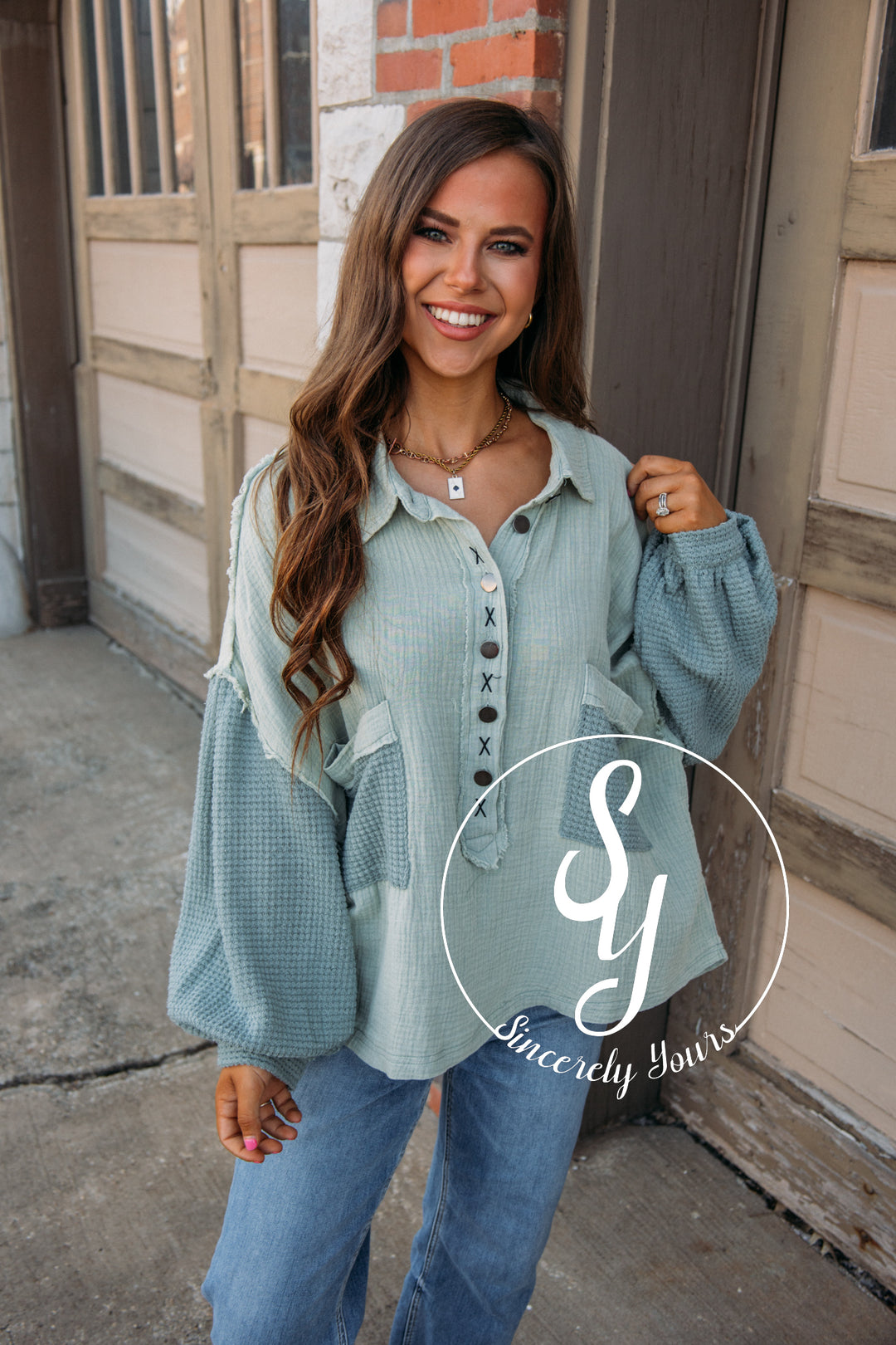 Early Start Pullover - Emerald Sage