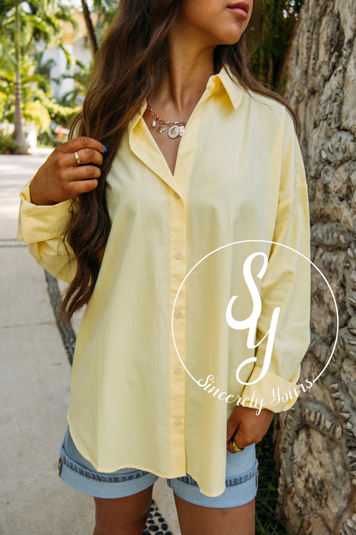 Well Wishes Top - Creamy Yellow