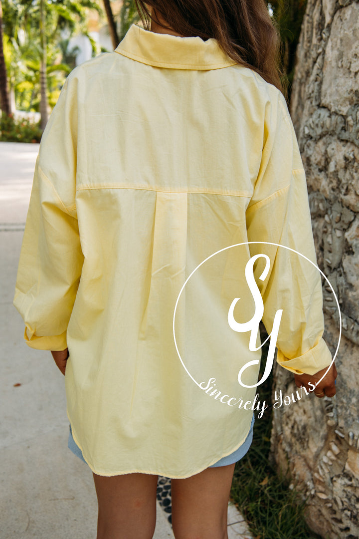 Well Wishes Top - Creamy Yellow