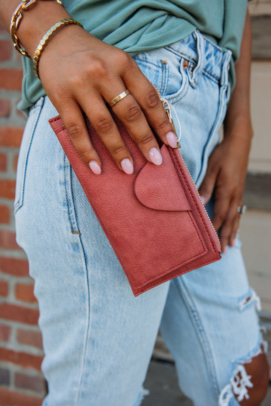 Kyla Rfid Wallet -Terracotta