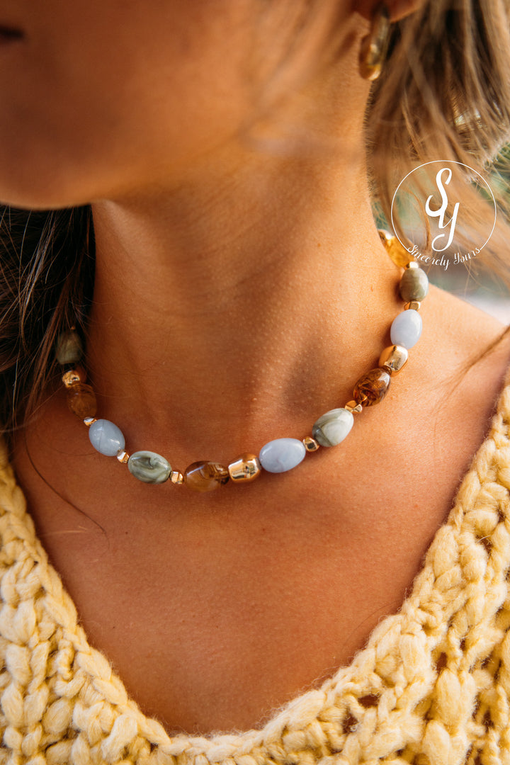 Melrose Stone Necklace