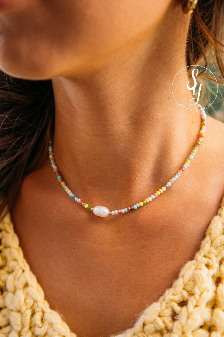 Waterside Beaded Necklace