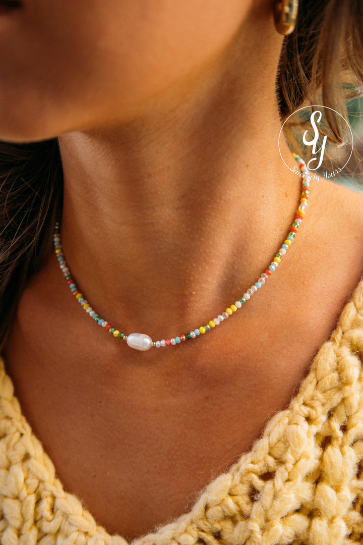 Waterside Beaded Necklace
