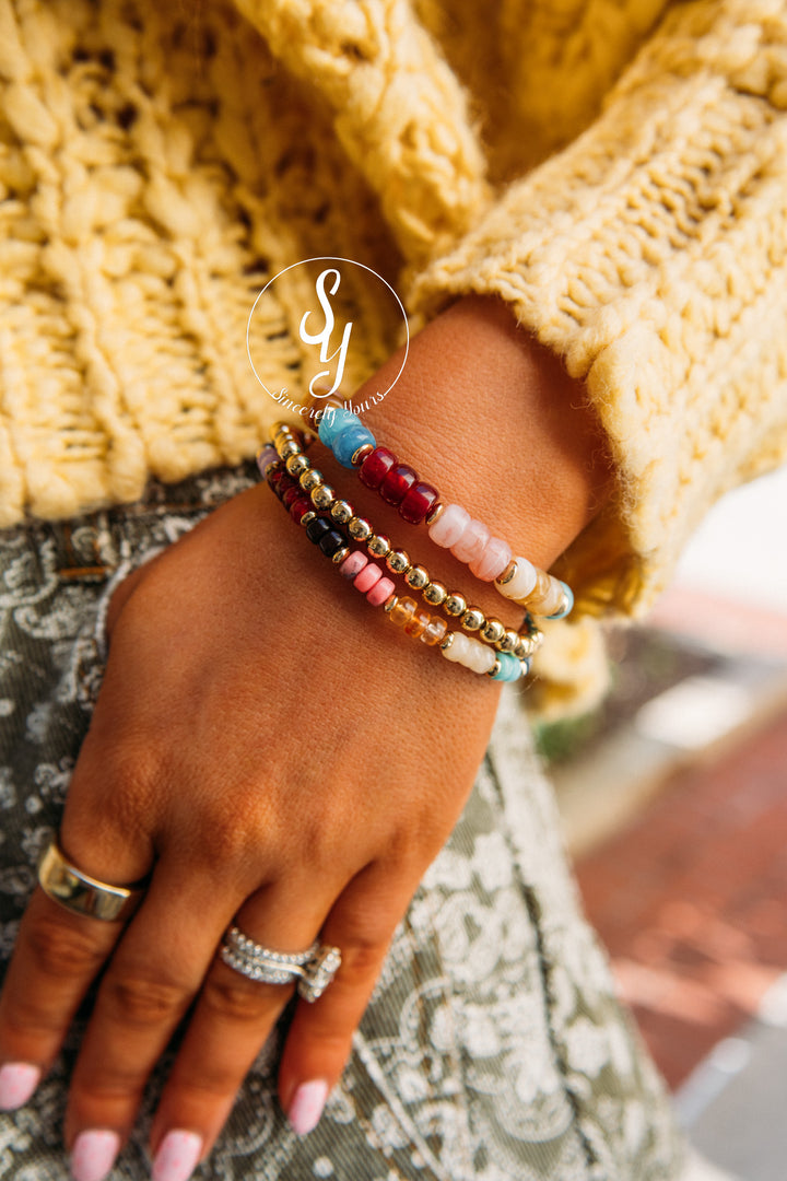 Bay Stone Beaded Bracelets