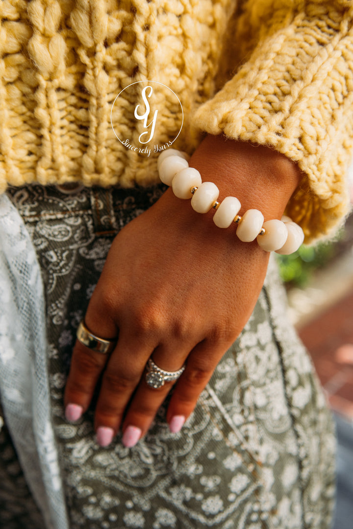 Coronado Bracelet - Cream