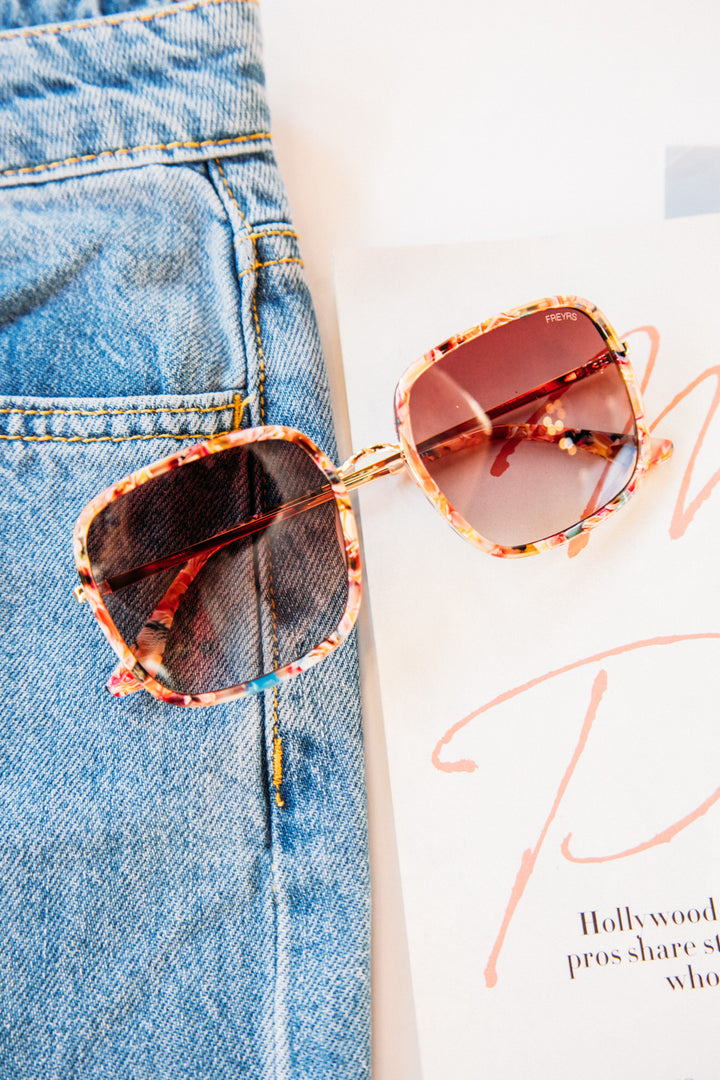 Cosmo Acetate Womens Square Sunglasses