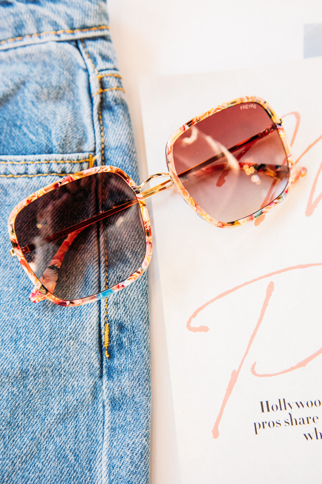 Cosmo Acetate Womens Square Sunglasses