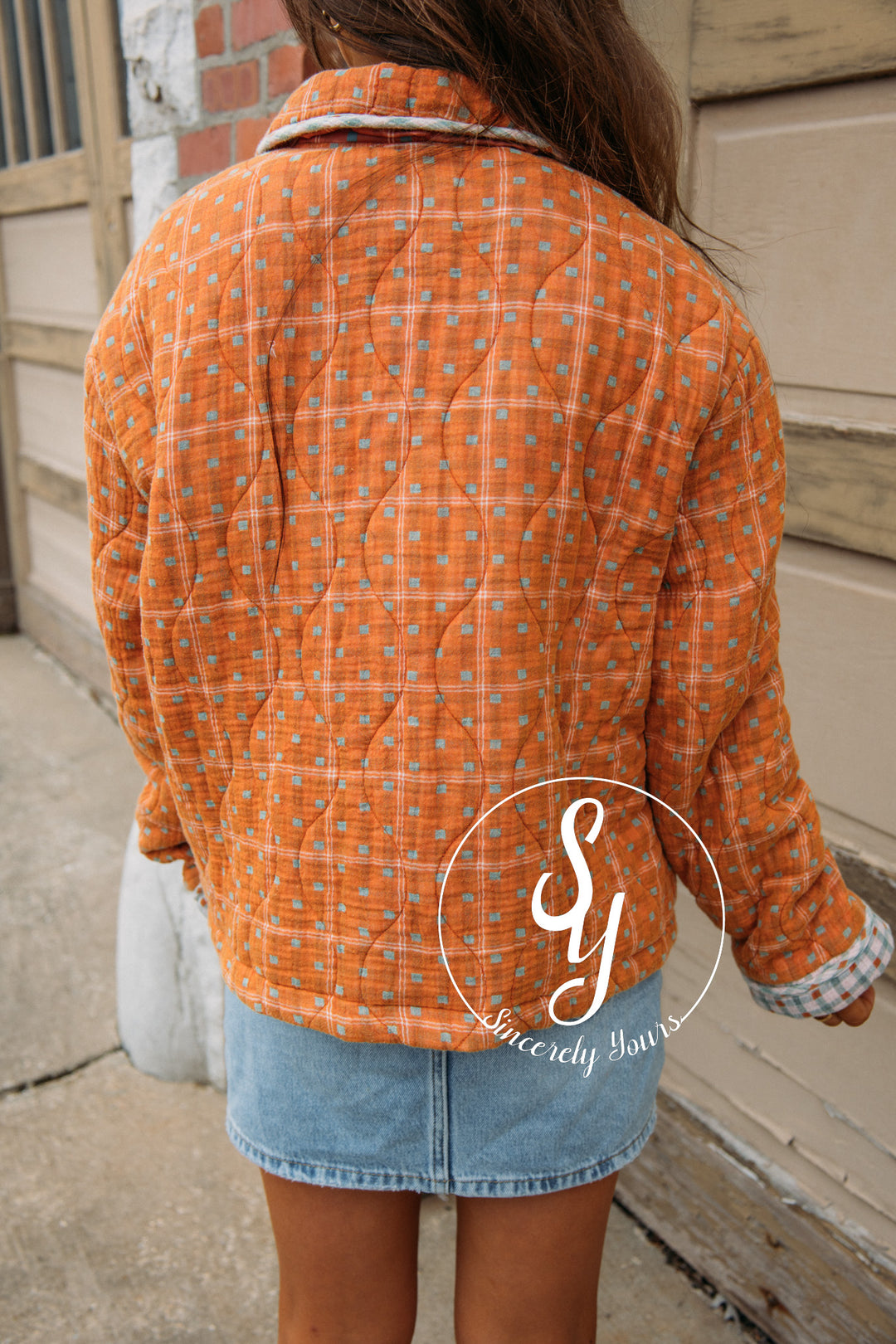 Coastal Line Jacket - Cinnamon