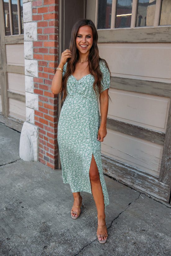 This Feeling Dress - Apple Green