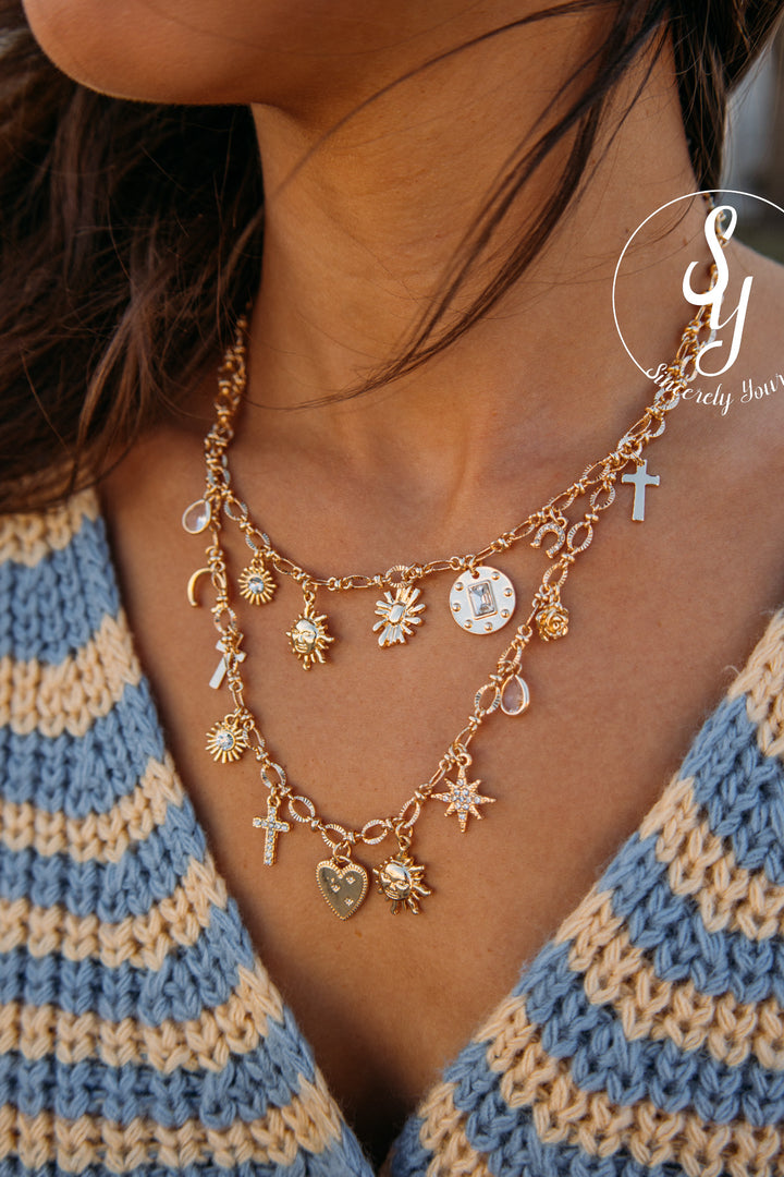 All The Charm Necklace - Gold