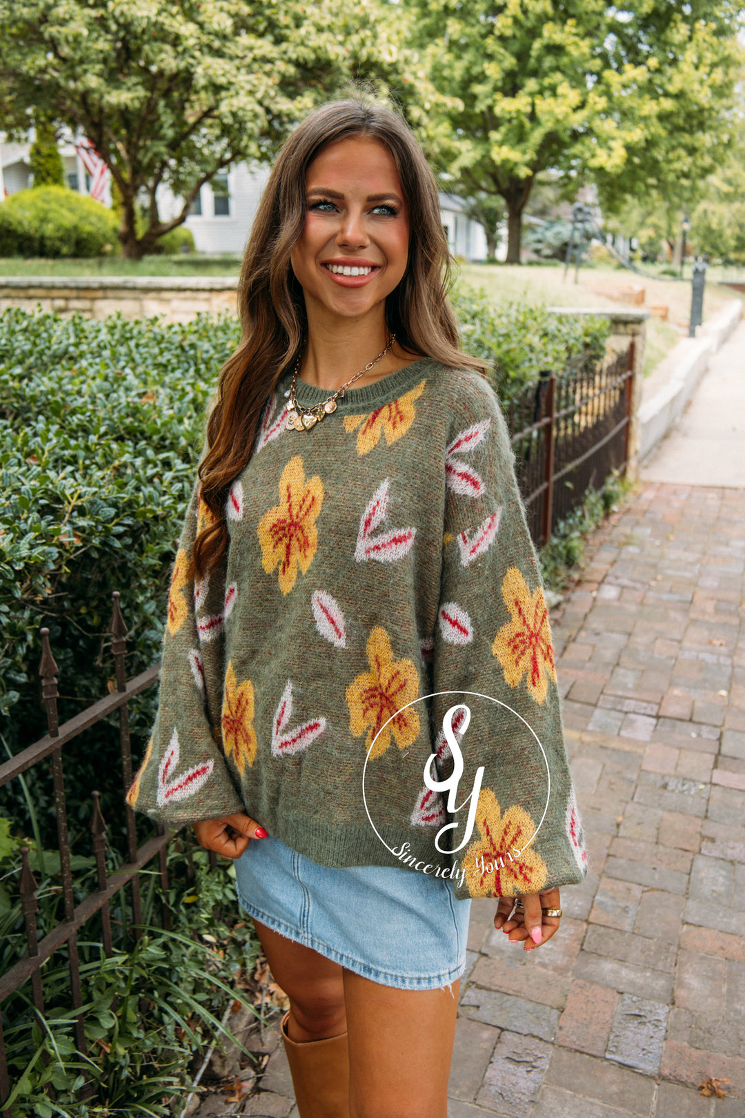Finally Fall Sweater - Olive