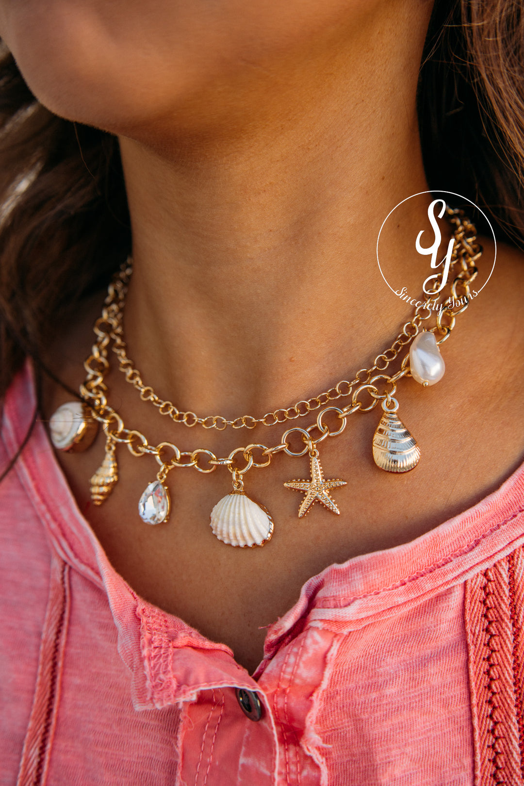 White Shell Necklace