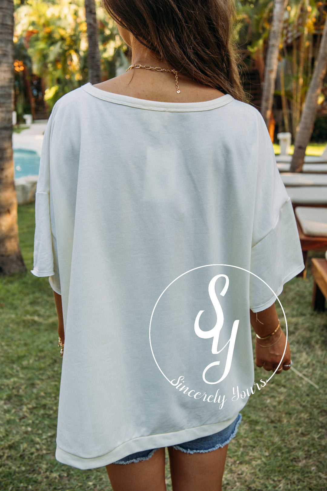 Stars and Stripes Moment Top- Cream