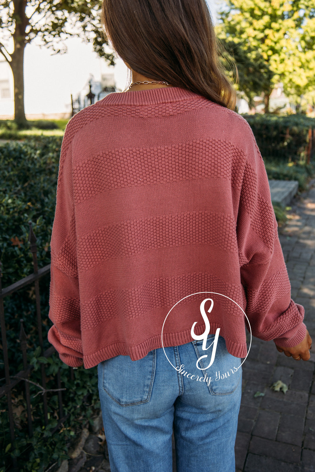 Cider Moments Sweater- Red