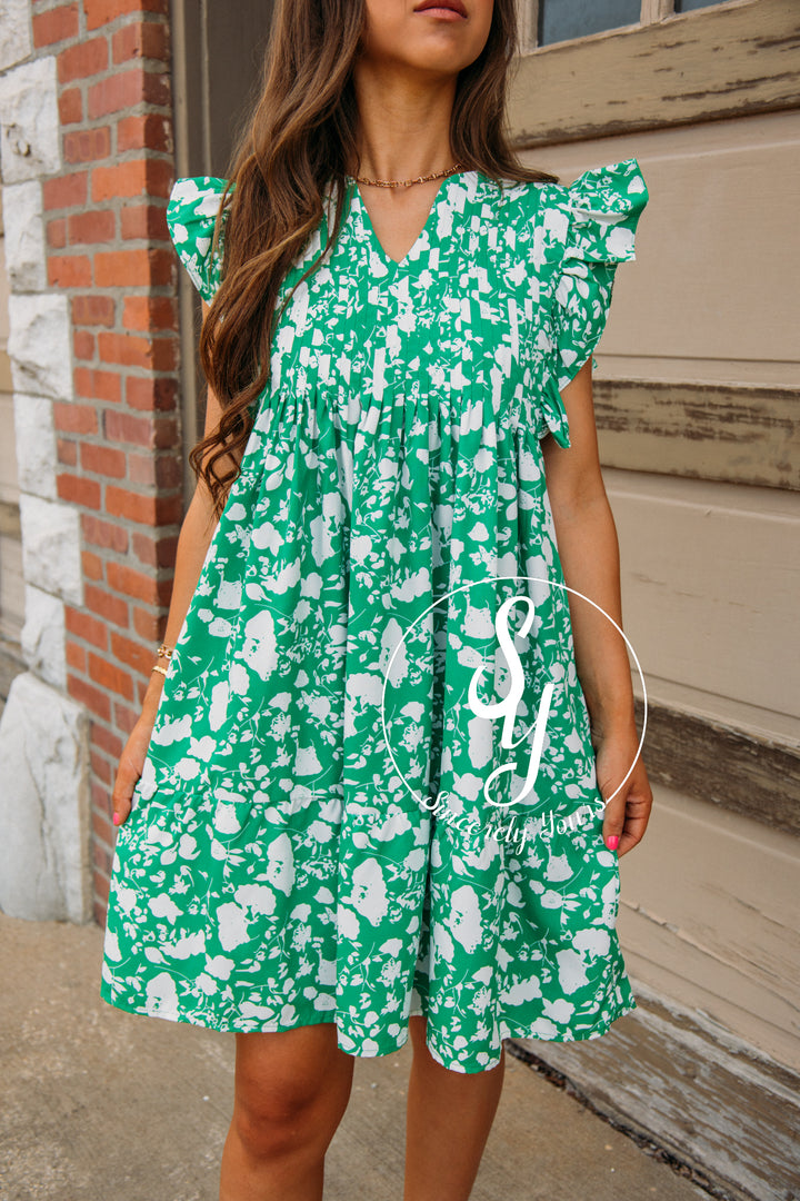 Image of Summer Dress - Green