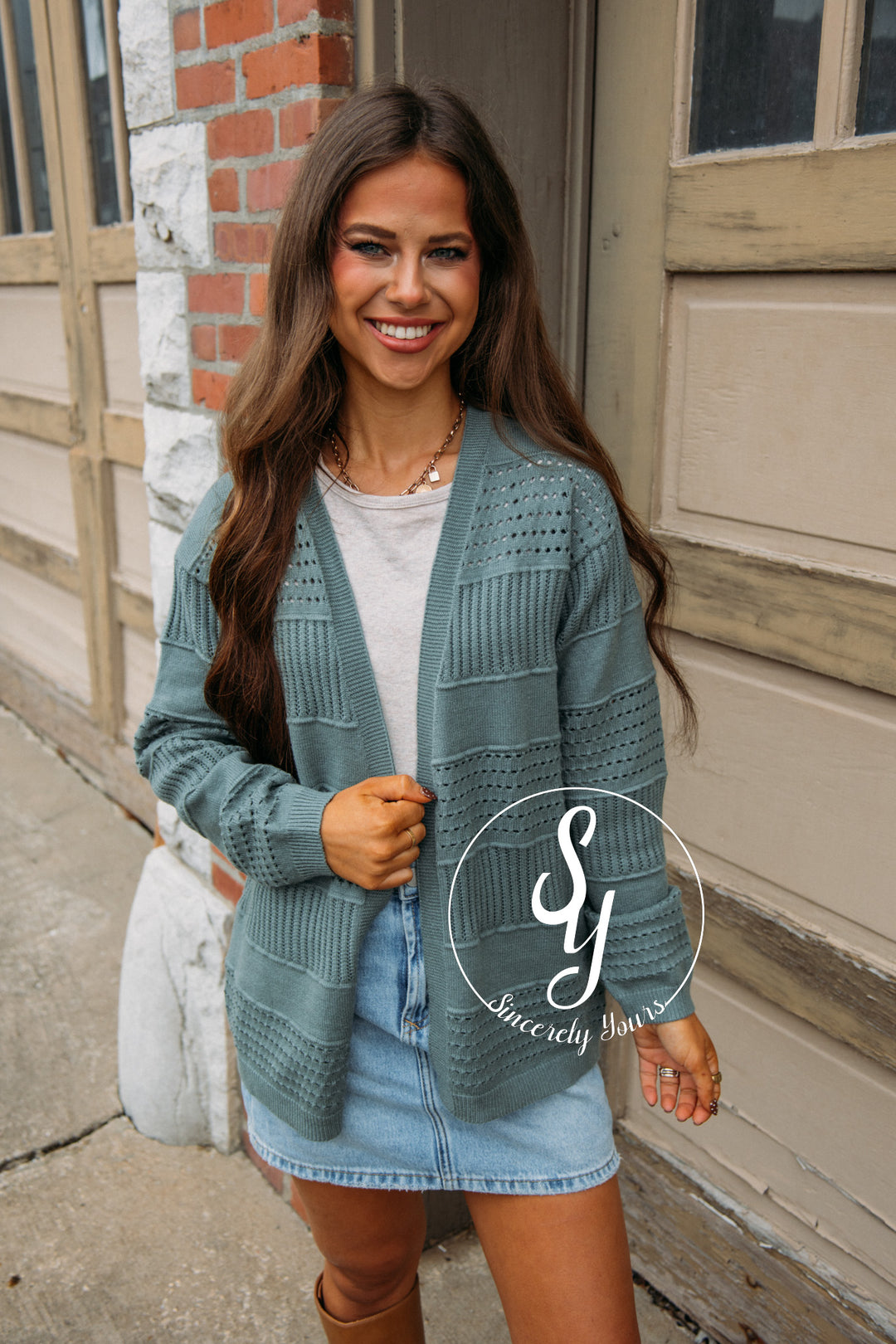 Covering Up Cardigan - Jade