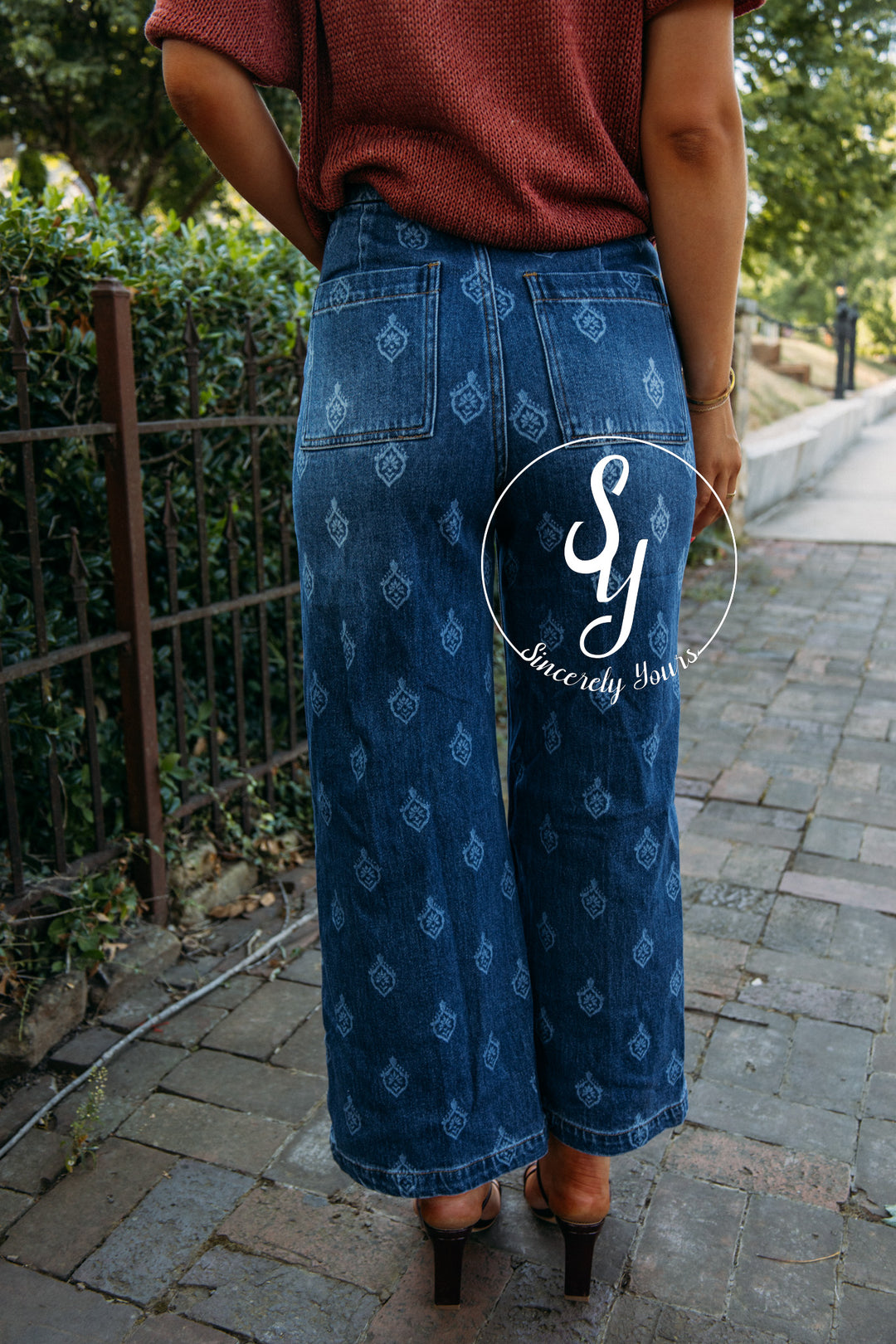 Dear John: Audrey Denim- Tulip Crest
