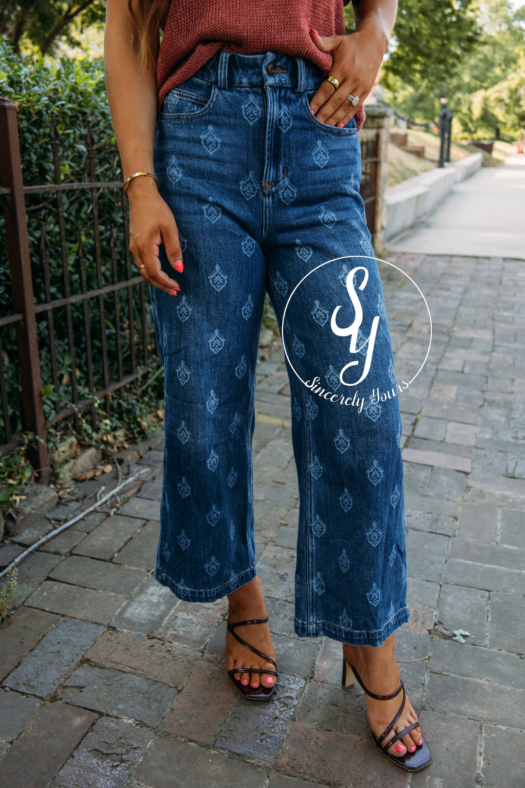 Dear John: Audrey Denim- Tulip Crest