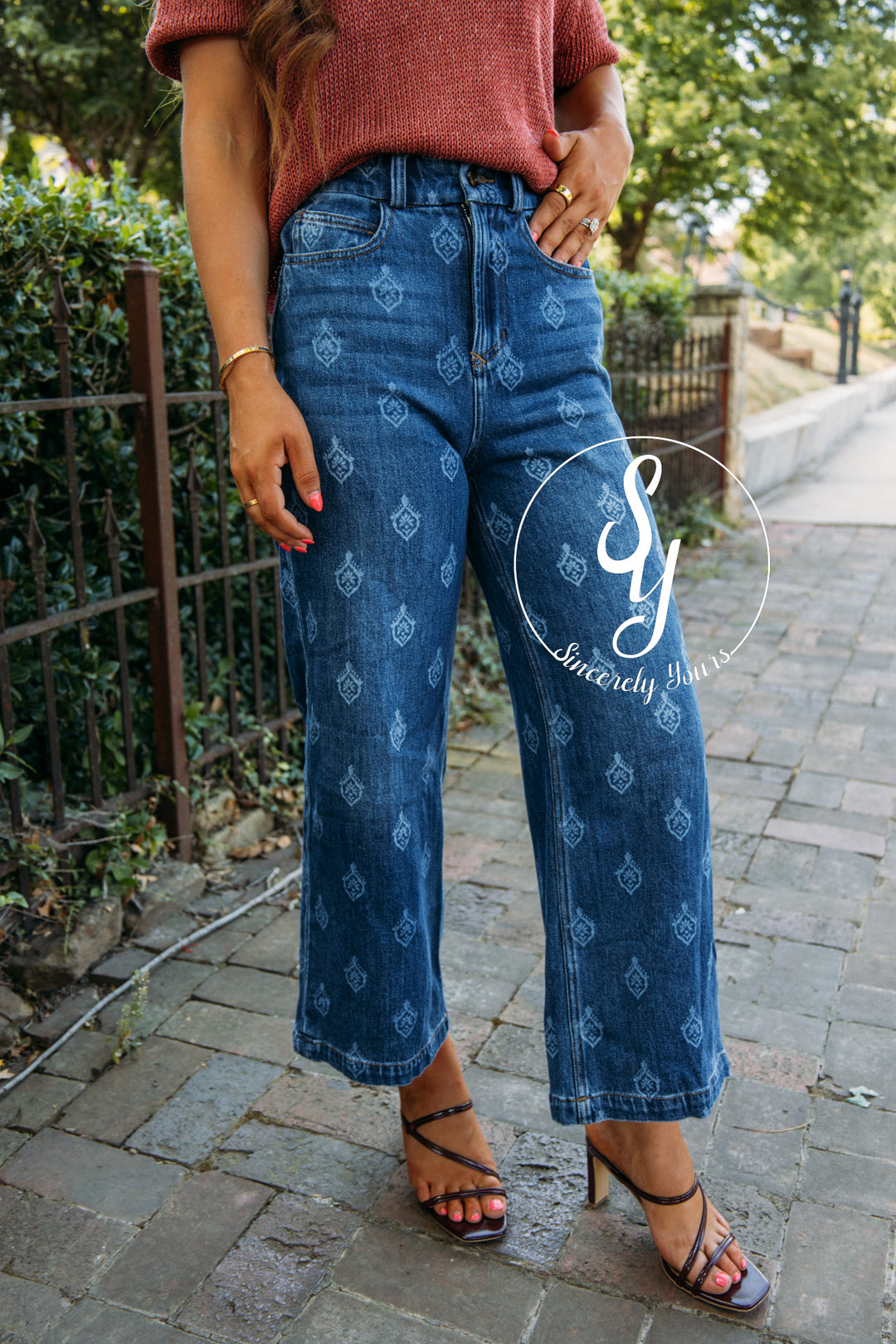 Dear John: Audrey Denim- Tulip Crest