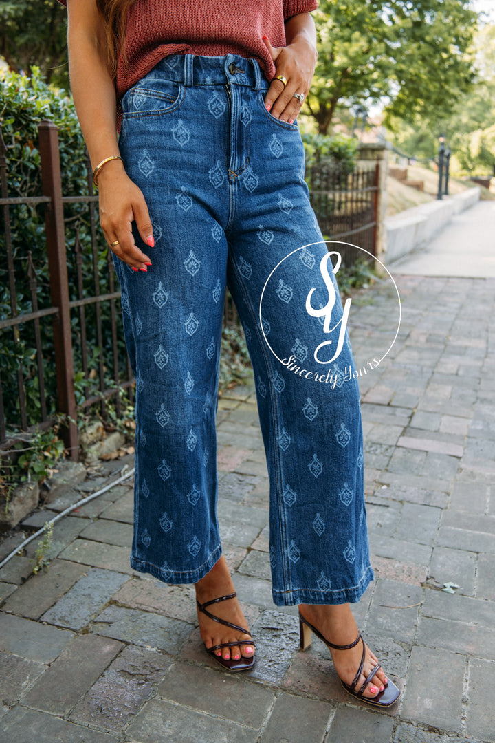 Dear John: Audrey Denim- Tulip Crest
