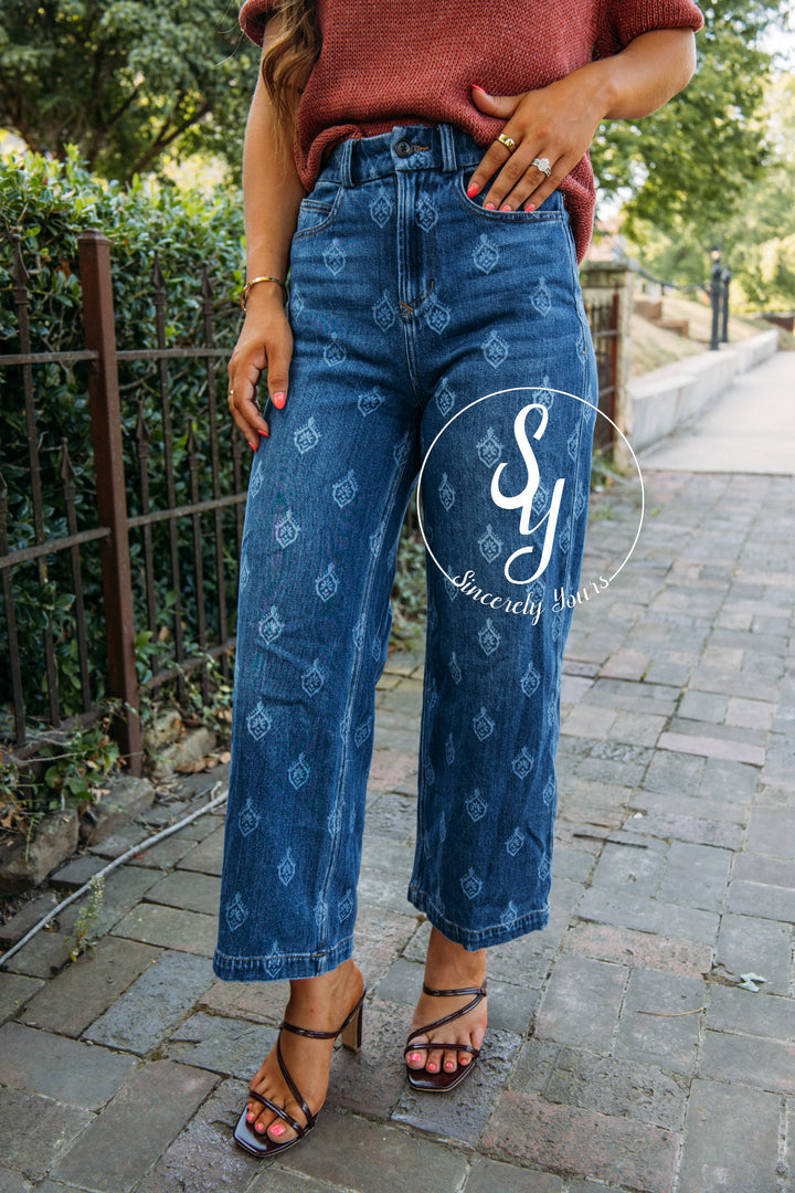 Dear John: Audrey Denim- Tulip Crest