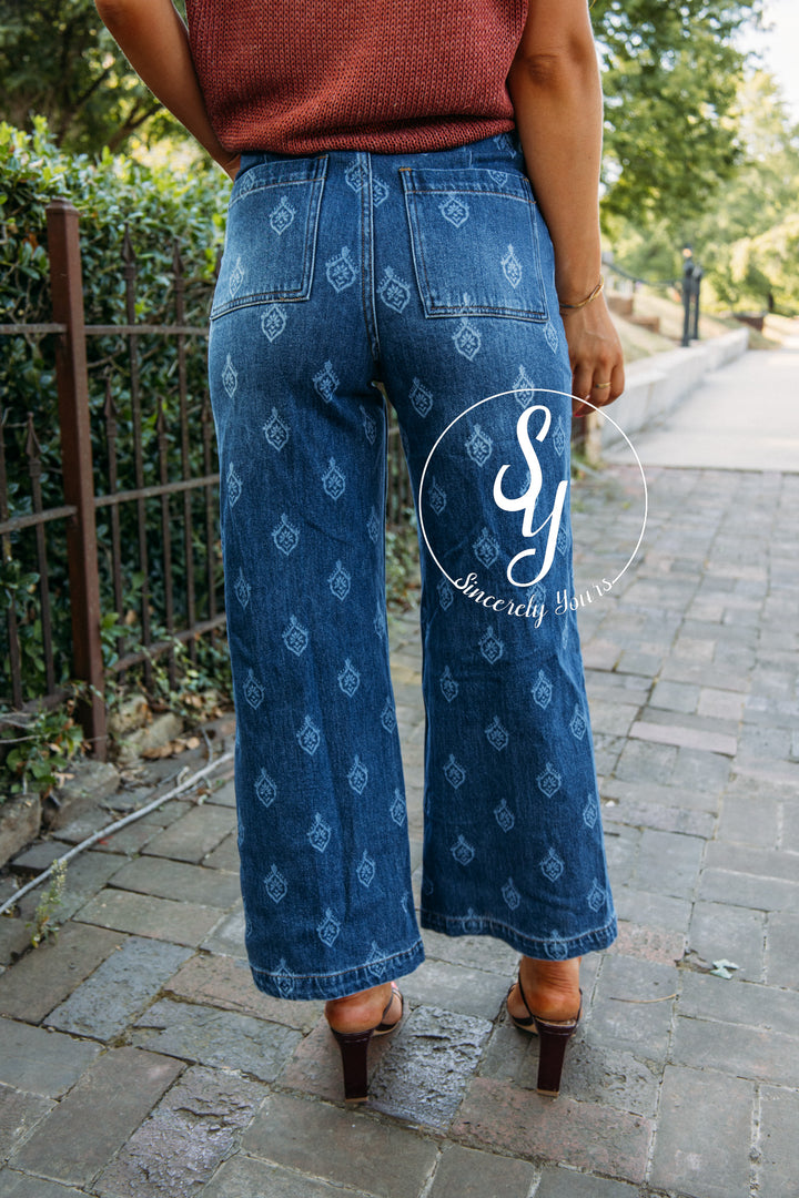 Dear John: Audrey Denim- Tulip Crest