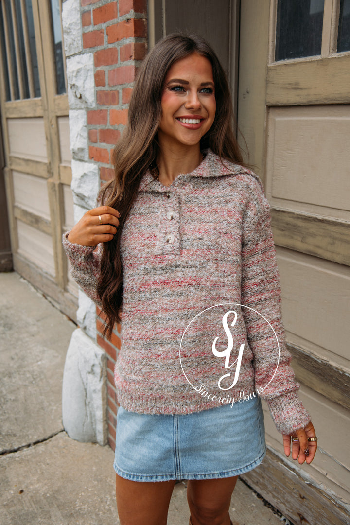 Picking Snuggles Sweater - Taupe