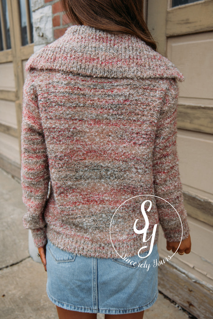 Picking Snuggles Sweater - Taupe