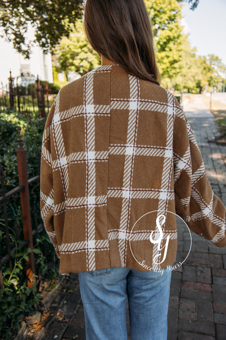 Fall Latte Jacket- Taupe