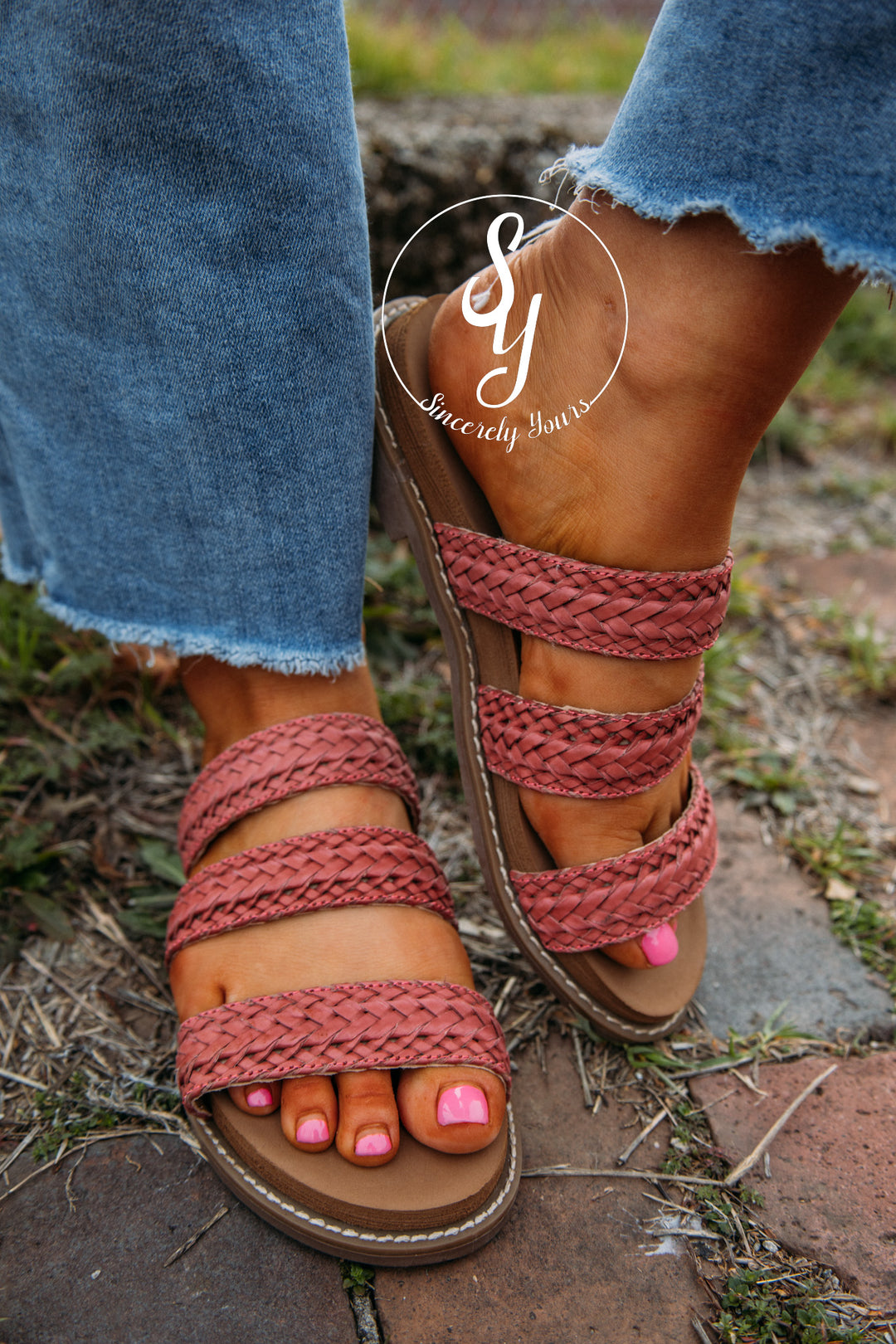 Sabbia Sandal - Red