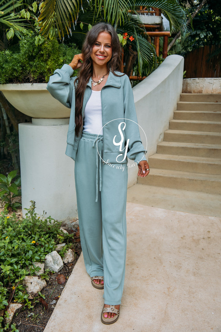 Best Of The Season Jacket -Sage