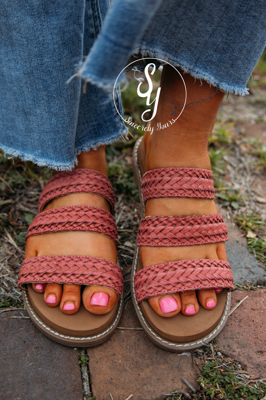 Sabbia Sandal - Red