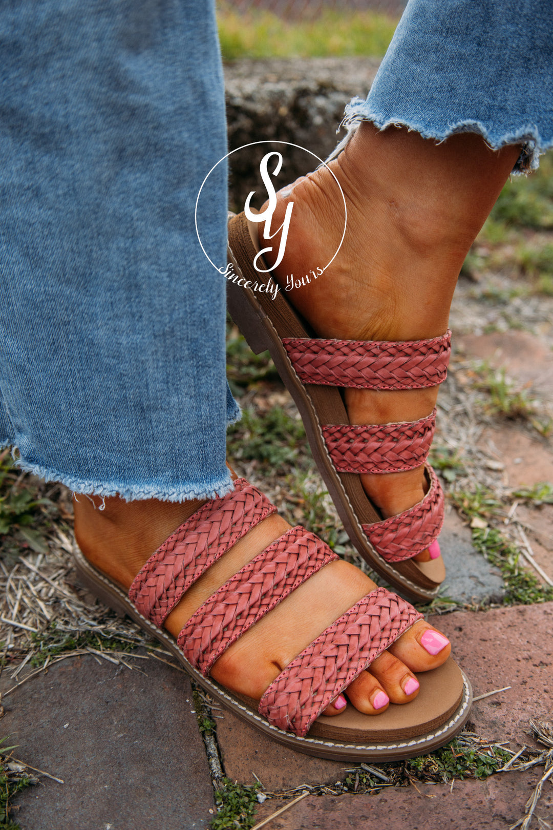Sabbia Sandal - Red