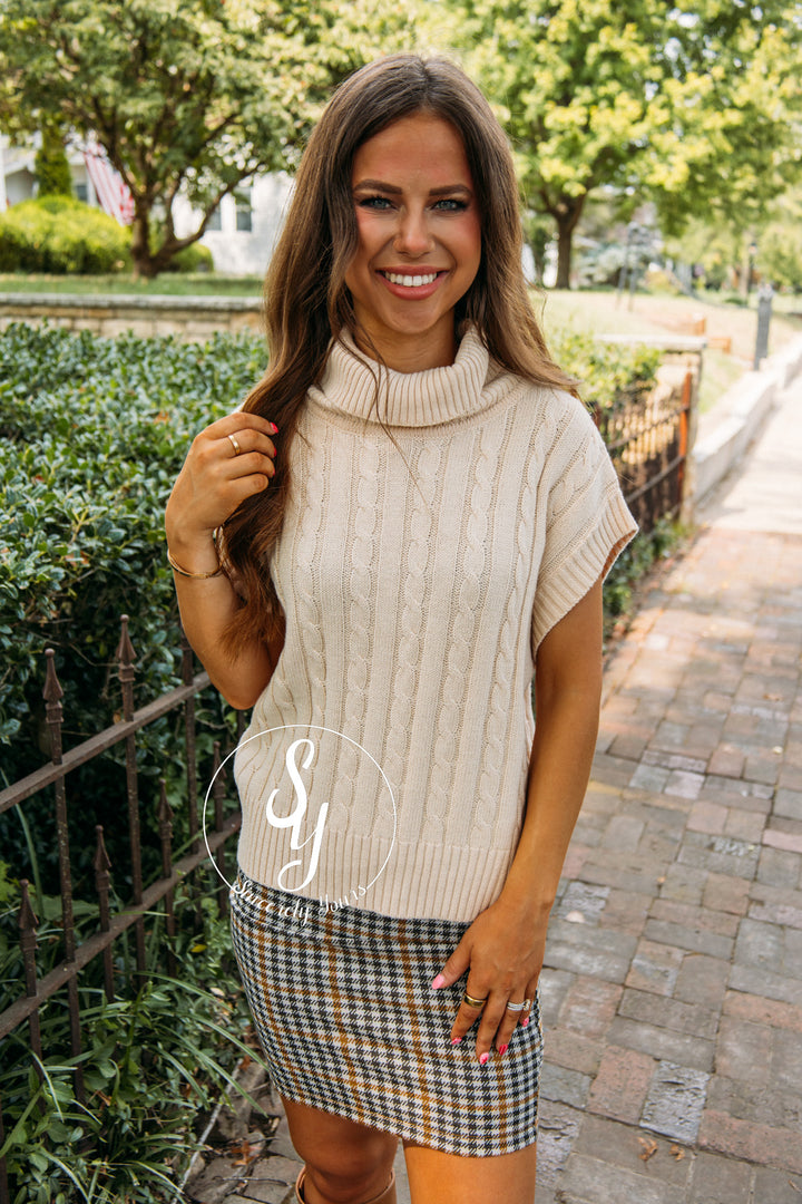 Cozy For A Moment Sweater- Cream