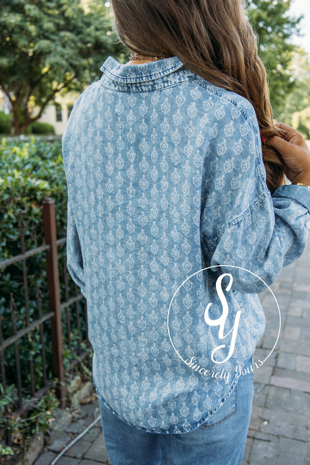 Dear John: Adrianna Top -Tulip Crest