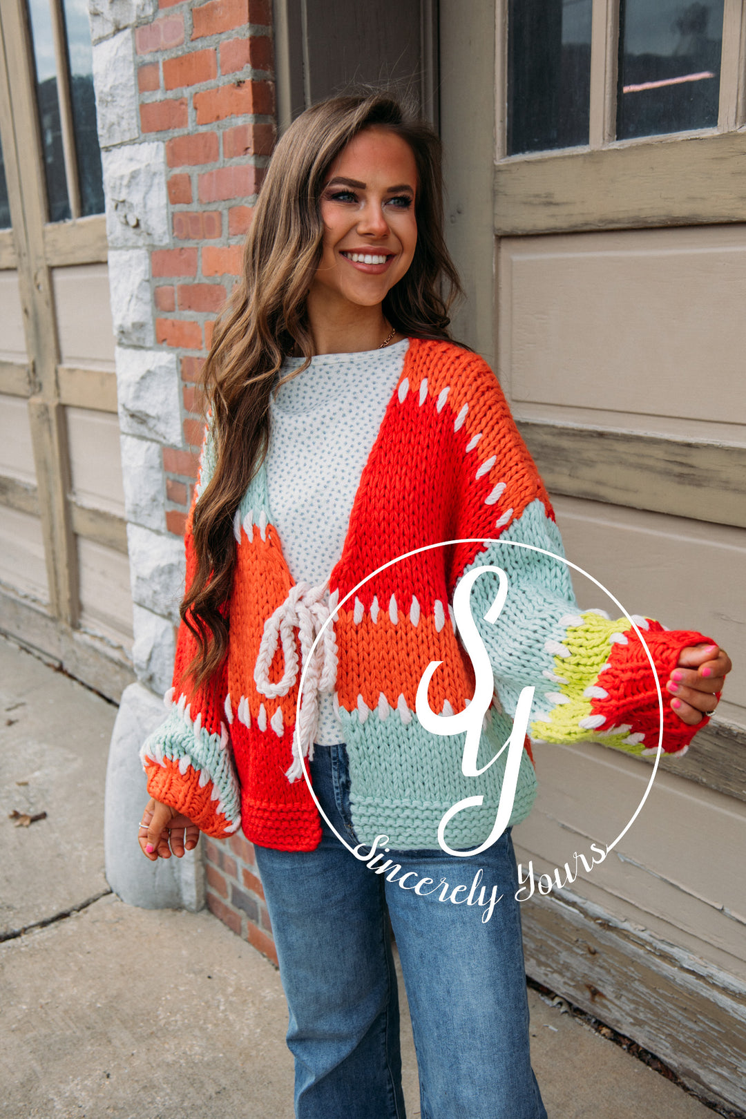 Cozy and Kind Cardigan- Tomato