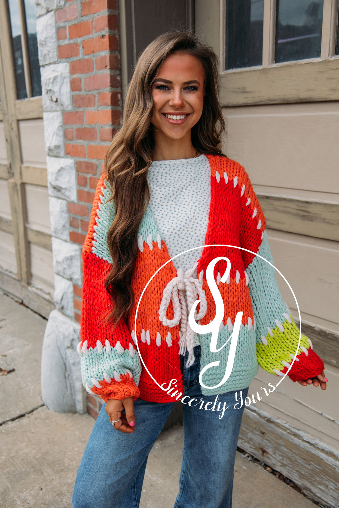 Cozy and Kind Cardigan- Tomato