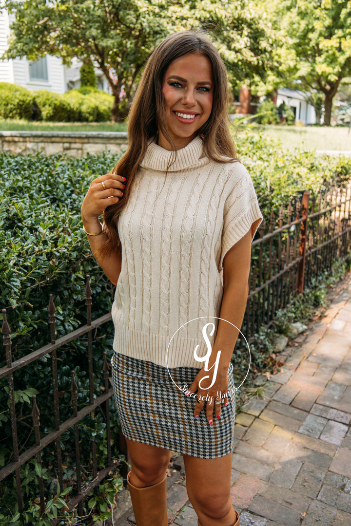 Cozy For A Moment Sweater- Cream