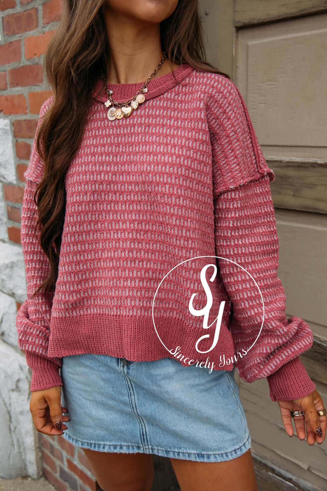 Sweet Fire Cuddles Sweater - Mauve