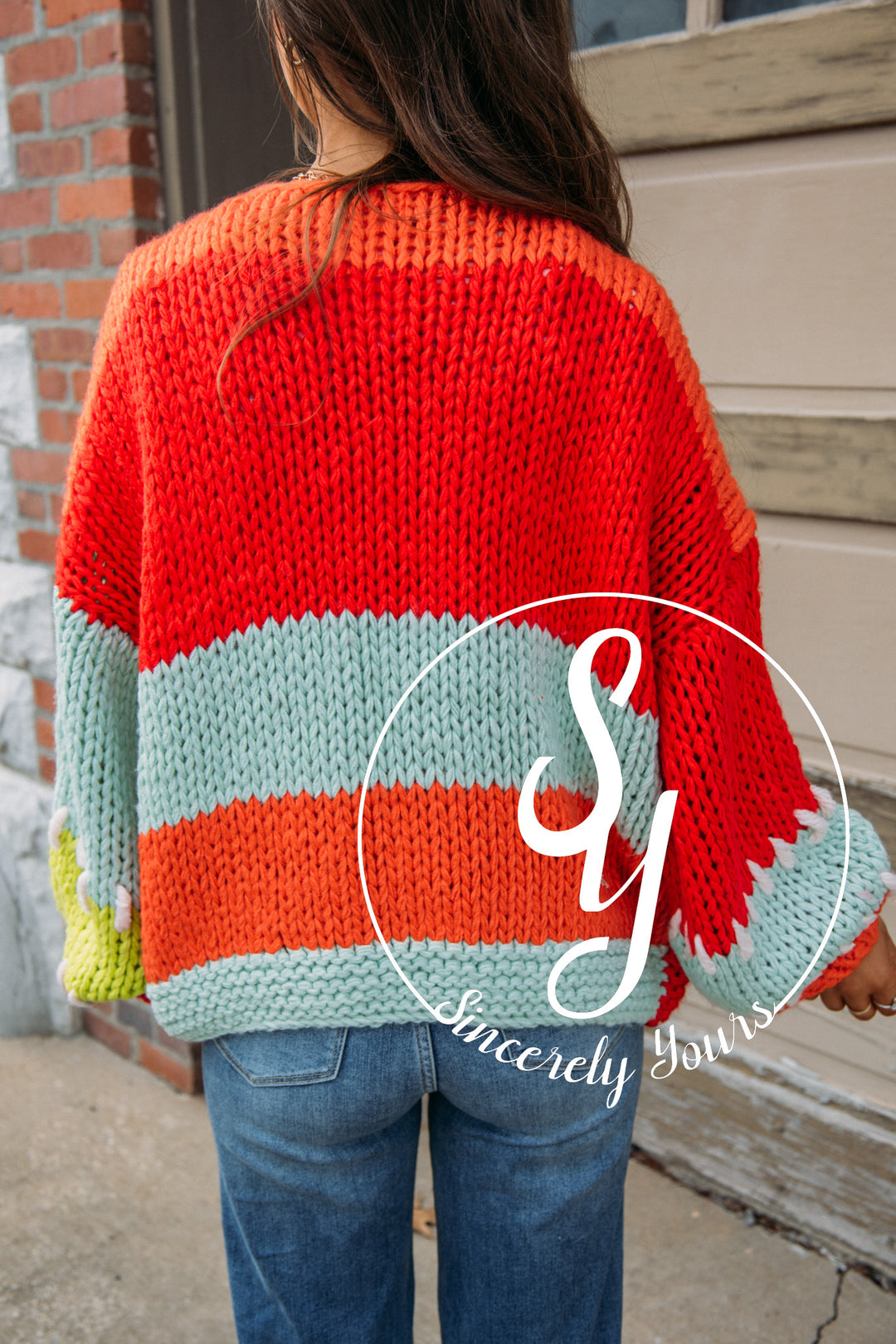 Cozy and Kind Cardigan- Tomato