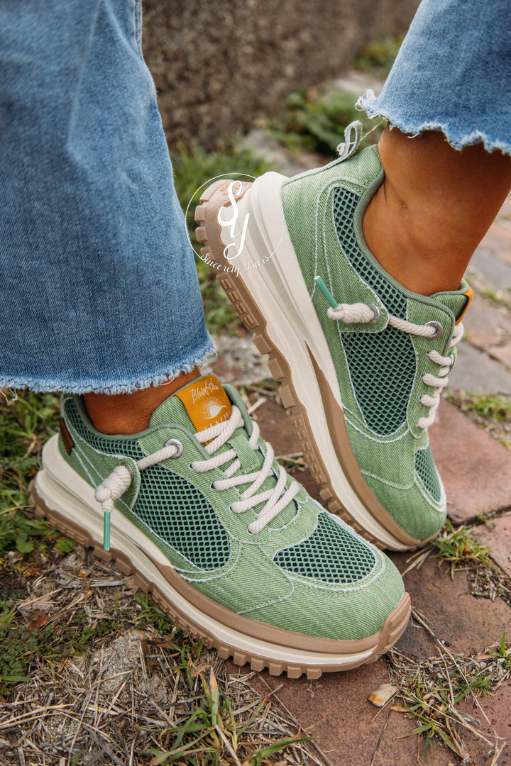 Meadow Feeling Sneaker - Green