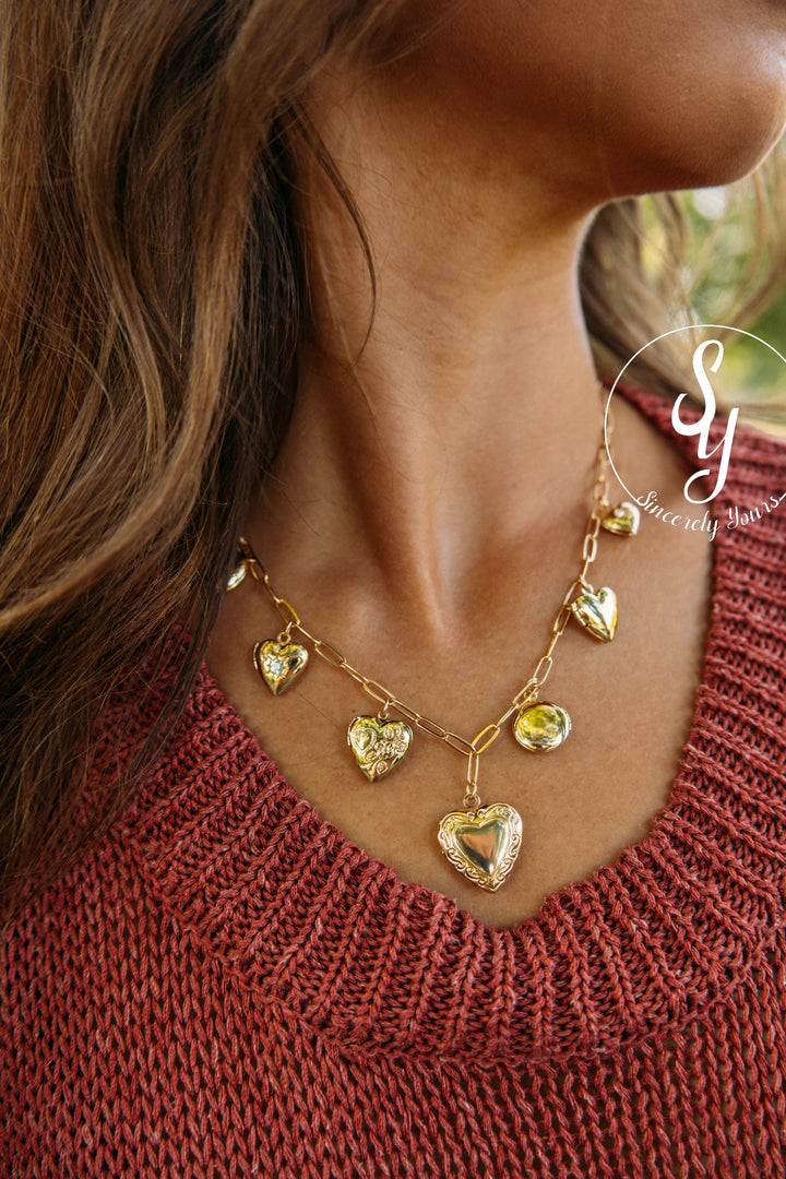 Getting Through To You Charm Necklace