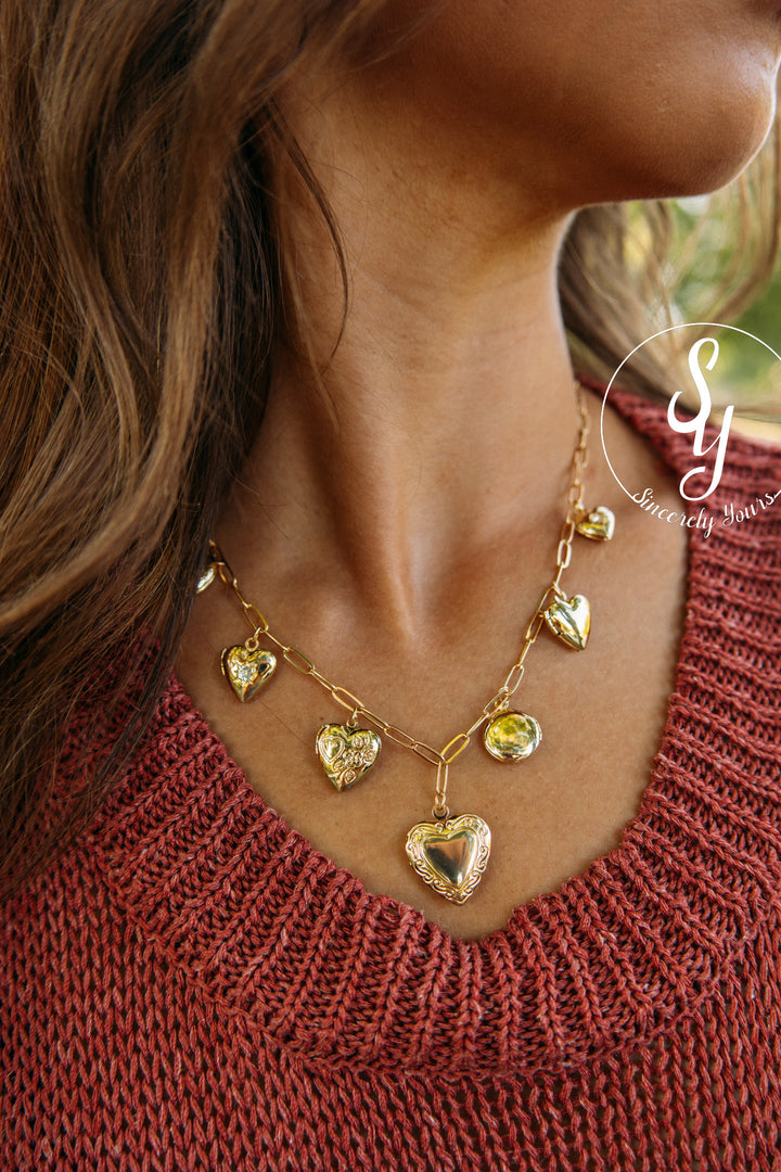 Getting Through To You Charm Necklace