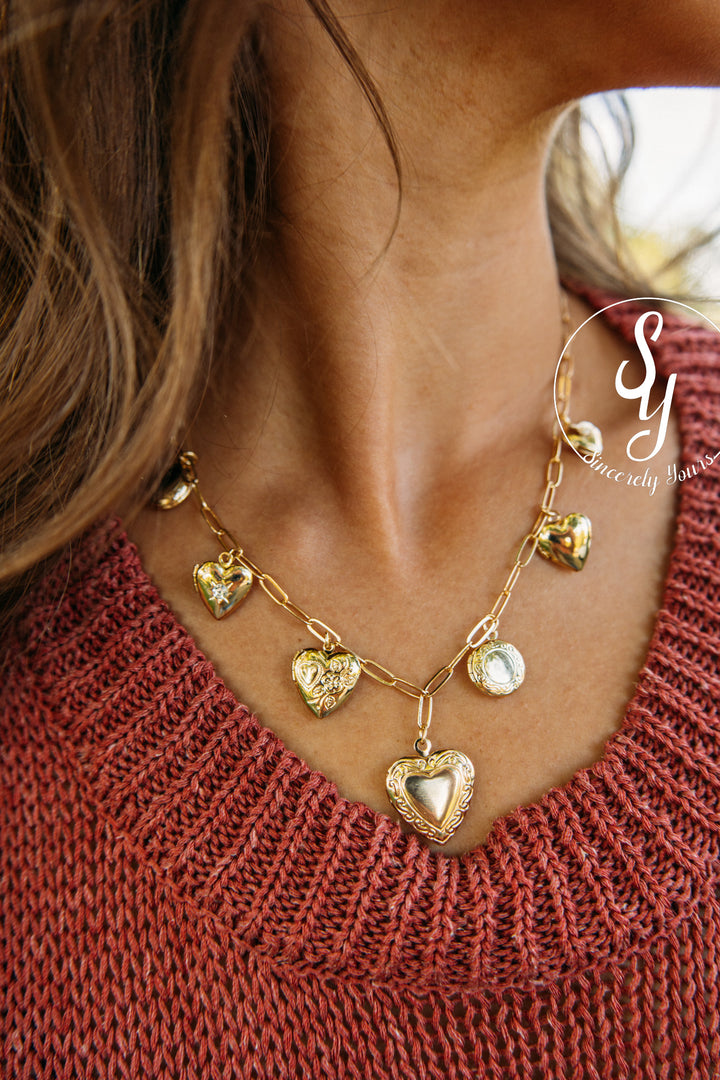 Getting Through To You Charm Necklace