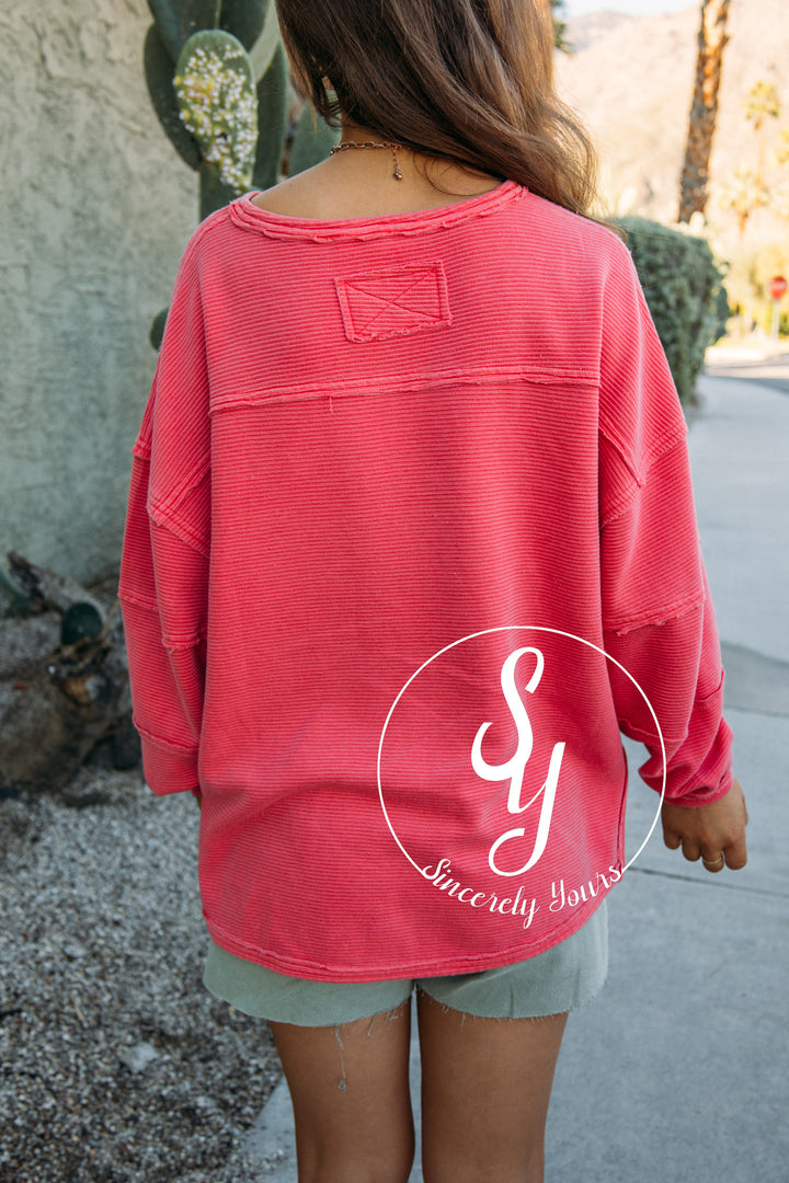 Picnic Date Top - Red