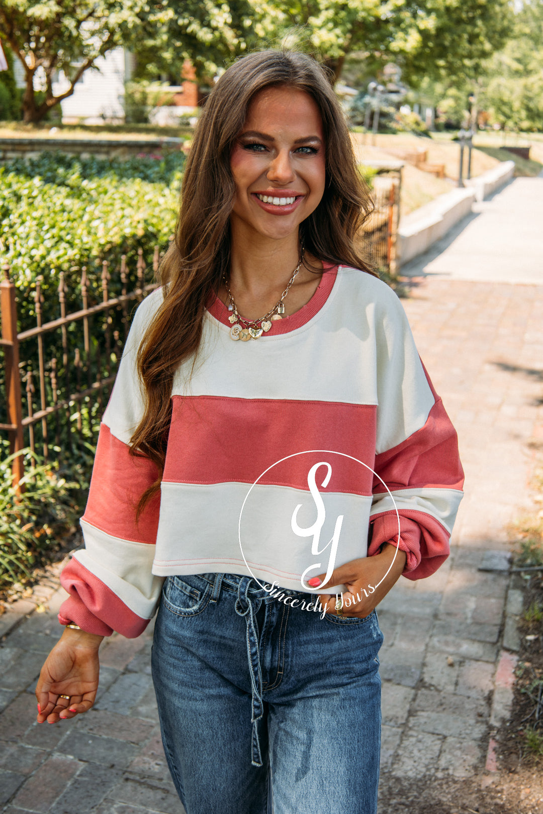 Shayla Top - Red Ivory